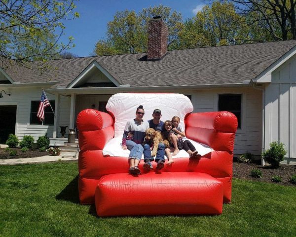 Big Red Chair Photo Op Rentals-5