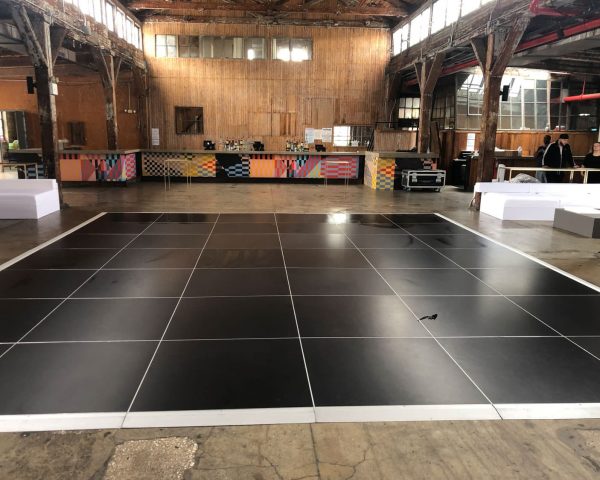Black Laminate Dance Floor Rentals-3