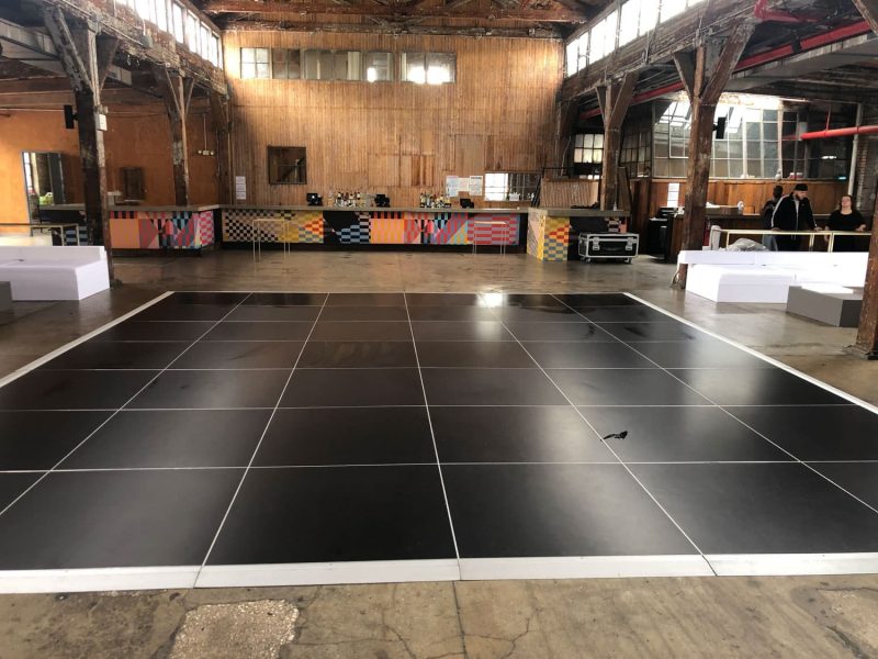 Black Laminate Dance Floors