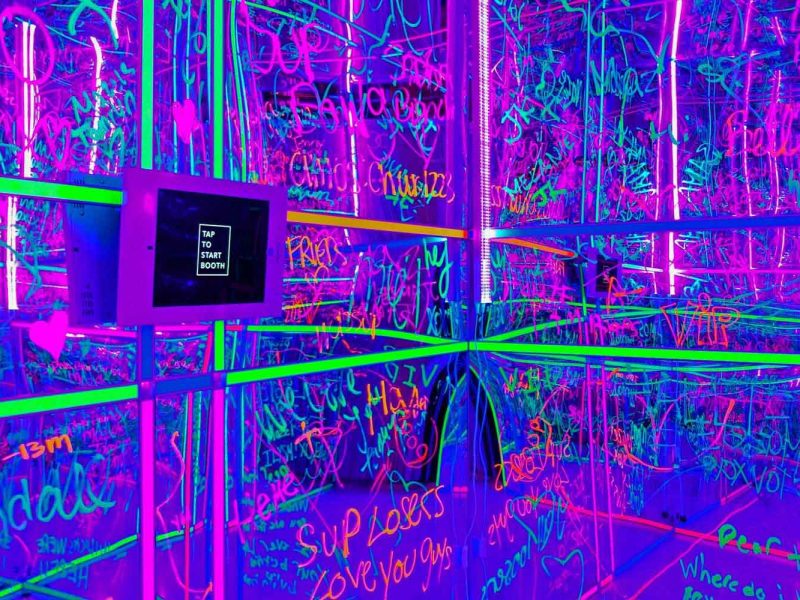Black Light Photo Booth