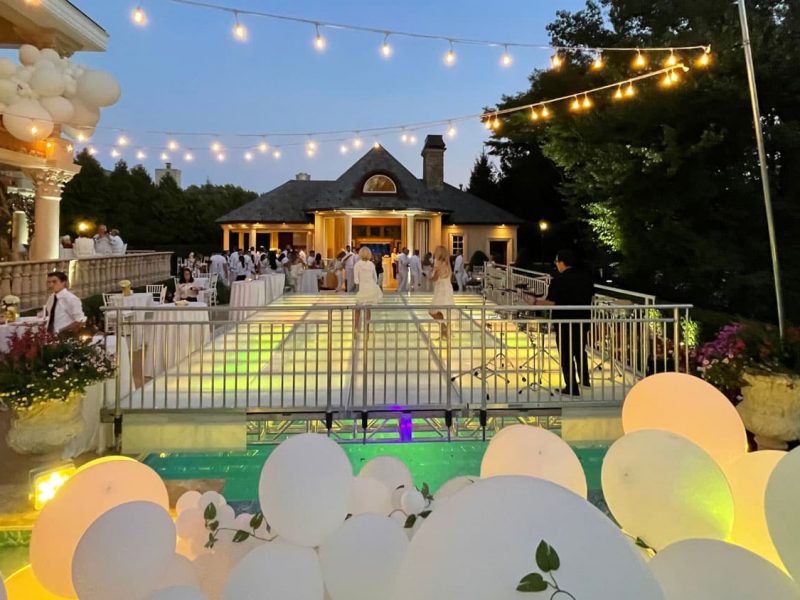 Dance Floor Over Pool