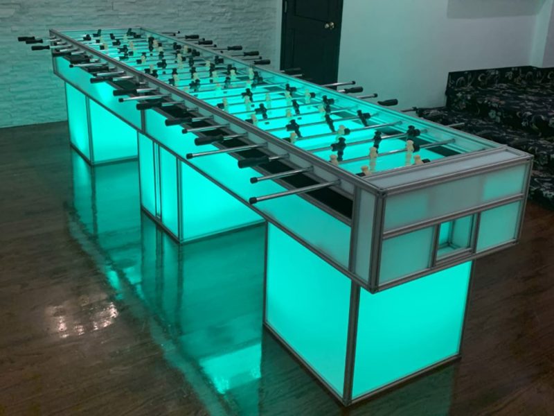 Giant LED Foosball