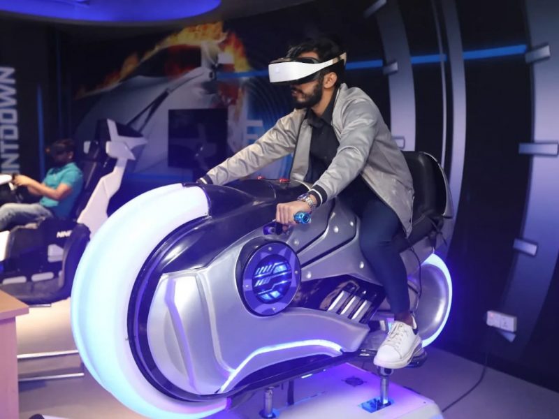 Virtual Reality VR Motorcycle