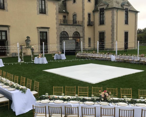 White Laminate Dance Floor Rentals-2